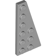 Lego destička šikmá 6x3 klín pravý, světle modro šedá (4282786)